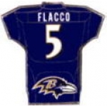 BALTIMORE RAVENS JOE FLACCO JERSEY PIN