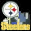 PITTSBURGH STEELERS PIN CITY SCENE PIN