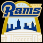 ST LOUIS RAMS CITY PIN