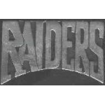 OAKLAND RAIDERS SCRIPT LARGE