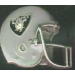 OAKLAND RAIDERS HELMET GRAY LARGE