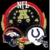 COLTS BRONCOS MATCHUP AFC 2004 PLAYOFFS PIN