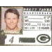 GREEN BAY PACKERS BRETT FAVRE PHOTOCARD PIN