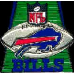 Buffalo Bills Football Field Pin