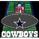 Dallas Cowboys Football Field Pin