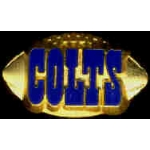 INDIANAPOLIS COLTS GOLD FOOTBALL