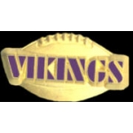 MINNESOTA VIKINGS GOLD FOOTBALL