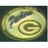 GREEN BAY PACKERS GOLD SILVER LOGO PIN