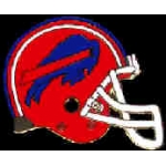 BUFFALO BILLS OLD STYLE FOOTBALL HELMET PIN
