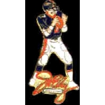 DENVER BRONCOS JOHN ELWAY SIGNATURE ACTION PIN