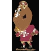 SAN FRANCISCO 49ERS BOBBLEHEAD PIN