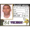 MINNESOTA VIKINGS RANDY MOSS PHOTOCARD