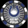 INDIANAPOLIS COLTS POKER CHIP PIN