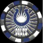 INDIANAPOLIS COLTS POKER CHIP PIN