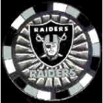 OAKLAND RAIDERS POKER CHIP PIN