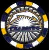 SAN DIEGO CHARGERS POKER CHIP PIN