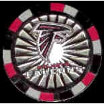 ATLANTA FALCONS POKER CHIP PIN