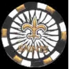 NEW ORLEANS SAINTS POKER CHIP PIN