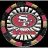 SAN FRANCISCO 49ERS POKER CHIP PIN