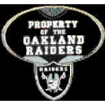 OAKLAND RAIDERS PROPERTY OF RAIDERS PIN