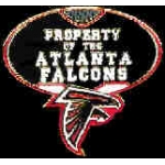 ATLANTA FALCONS PROPERTY OF PIN