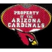 ARIZONA CARDINALS PROPERTY OF PIN