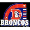 DENVER BRONCOS SHOWCASE OLD STYLE LOGO PIN