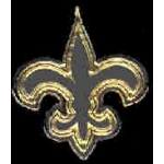 NEW ORLEANS SAINTS SILVER AND GOLD