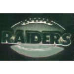 OAKLAND RAIDERS SILVER FOOTBALL