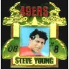 SAN FRANCISCO 49ERS STEVE YOUNG PICTURE PIN
