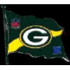 GREEN BAY PACKERS TEAM FLAG PIN