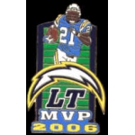 SAN DIEGO CHARGERS L T TOMLINSON 2006 MVP PIN