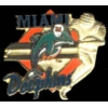 MIAMI DOLPHINS 3D RUNNER PIN