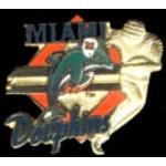 MIAMI DOLPHINS 3D RUNNER PIN