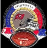 TAMPA BAY BUCCANEERS HELMET WITH BALL PIN