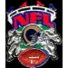 ST LOUIS RAMS PLAYERS WITH FOOTBALL NFL PIN
