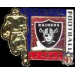 OAKLAND RAIDERS RUNNER 3D SQUARE