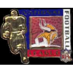 MINNESOTA VIKINGS RUNNER 3D SQUARE PIN