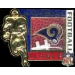 ST LOUIS RAMS RUNNER 3D SQUARE