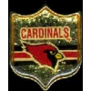 ARIZONA CARDINALS PINS NFL FOOTBALL SPARKLE SHIELD PIN