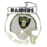 LOS ANGELES RAIDERS PIN HELMET STYLE LA RAIDERS PIN