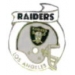 LOS ANGELES RAIDERS PIN HELMET STYLE LA RAIDERS PIN