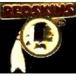 WASHINGTON REDSKINS PIN LOGO CAST PAINTED PIN