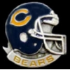 CHICAGO BEARS HELMET CAST STYLE PIN