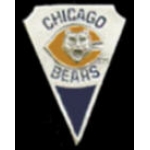 CHICAGO BEARS TRIANGLE CAST LOGO PIN