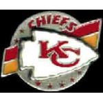 KANSAS CITY CHIEFS LOGO CAST STYLE PIN