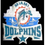 MIAMI DOLPHINS PIN CITY SKYLINE NFL PINS
