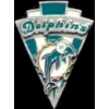 MIAMI DOLPHINS CAST STYLE TRIANGLE LOGO