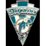 MIAMI DOLPHINS CAST STYLE TRIANGLE LOGO