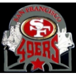 SAN FRANCISCO 49ERS PIN CITY SKYLINE NFL PINS